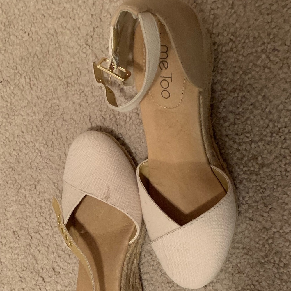 Cream Cork Wedges